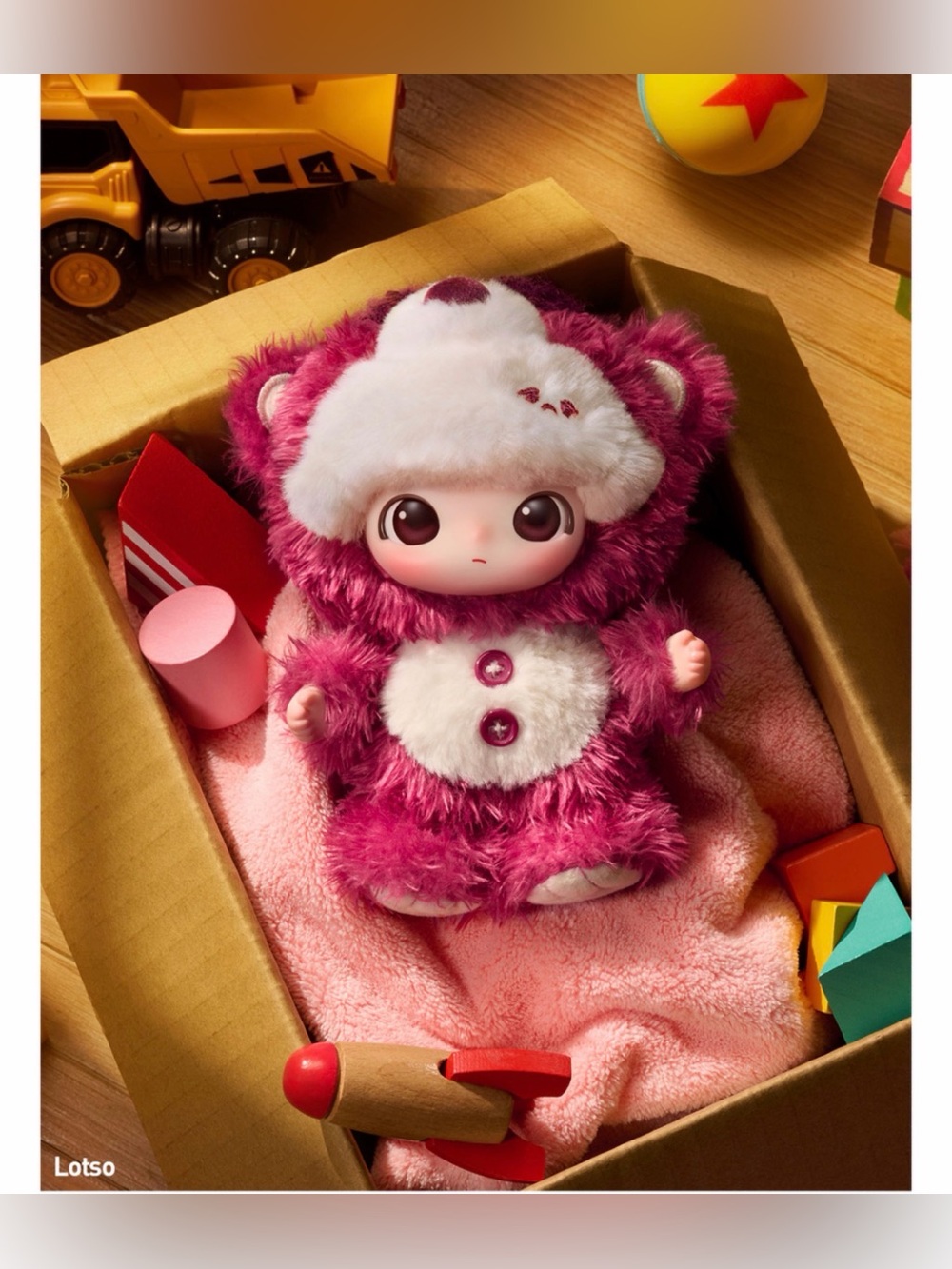 Authentic DIMOO WORLD X PIXAR Series Vinyl Plush Pendant - LOTSO - Unopened